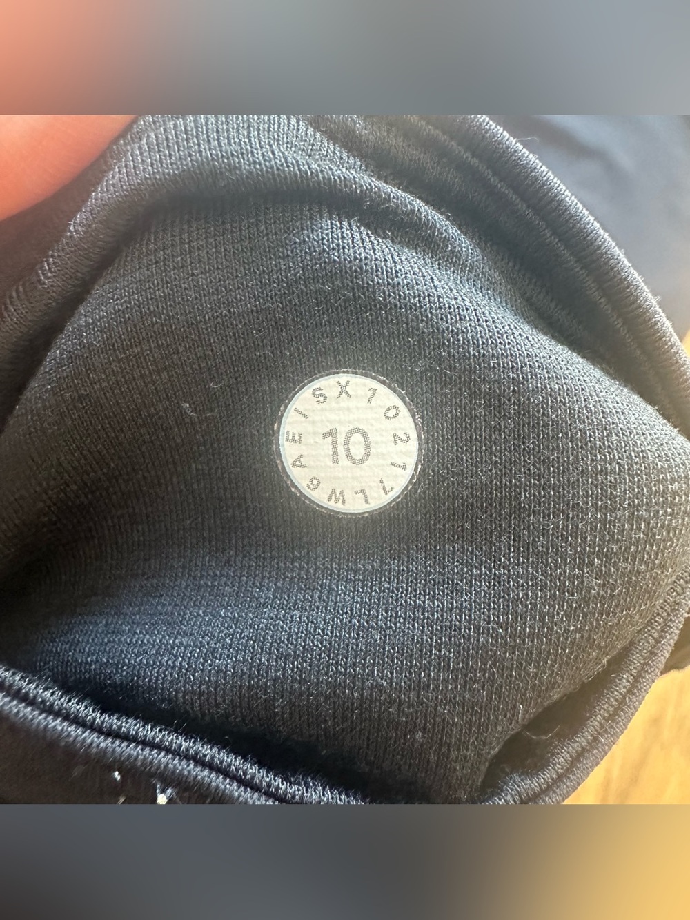 Lululemon Black Leggings - Ready Set Go Crop 21" Size 10 Athletic Tights - Picture 8 of 8